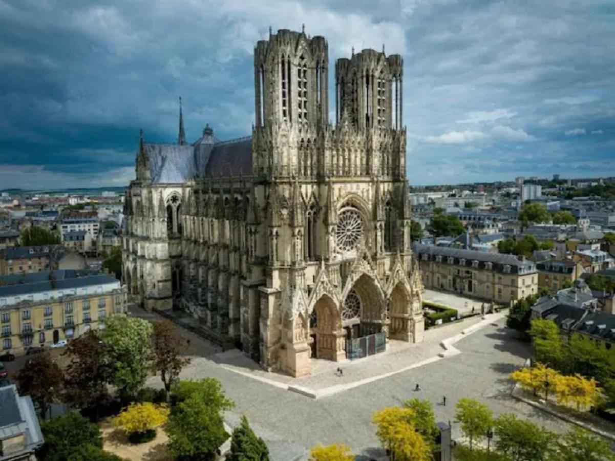 Appartement Lumineux Proche Cathedrale Reims Eksteriør billede